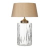 Kew Table Lamp Clear Glass Base Only