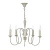 Therese 5 Light Chandelier French Cream