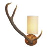 Antler Wall Light Left Hand complete with Shade