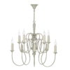 Therese 10 Light Chandelier French Cream