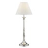 Blenheim Table Lamp Polished Nickel With Shade
