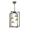 Chiswick 4 Light Lantern Antique Brass complete with Glass