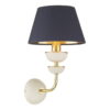 Lunar Single Wall Light complete with Silk Shade (Specify Colour)