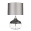 Teardrop Table Lamp Pewter Base Only
