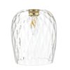 Accessory Easy Fit Clear Dimpled Glass Shade