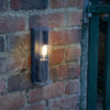 Quenby Outdoor Wall Light Matt Grey Acrylic IP65