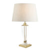 Carson Medium Table Lamp Antique Brass & Crystal Base Only Laura Ashley