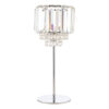 Vienna Table Lamp Crystal & Polished Chrome Laura Ashley