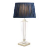 Carson Large Table Lamp Polished Nickel & Crystal Base Only Laura Ashley