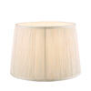 Hemsley Pleated Silk Empire Drum Shade Cream 30cm/12 inch Laura Ashley