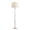 Louis Floor Lamp Twisted Glass Polished Nickel Base Only Laura Ashley
