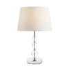Selby Small Table Lamp Polished Nickel & Glass Ball Base Only Laura Ashley