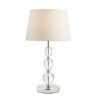 Selby Large Table Lamp Polished Nickel & Glass Ball Base Only Laura Ashley