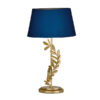 Archer Table Lamp Leaf Design Gold With Shade Laura Ashley