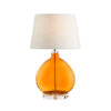 Amber Table Lamp Amber Glass Polished Chrome Base Only Laura Ashley