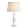 Mya Table Lamp Glass Polished Chrome Base Only Laura Ashley