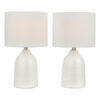 Penny Twin Pack Table Lamp Cream With Shade Laura Ashley