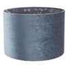 Portia Drum Shade Blue Velvet 30.5cm/12