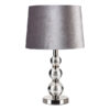 Selby Grande Small Table Lamp Polished Nickel & Glass Ball Base Only Laura Ashley