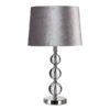 Selby Grande Large Table Lamp Polished Nickel & Glass Ball Base Only Laura Ashley