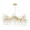 Willow 5lt Pendant Satin Champagne Crystal Laura Ashley