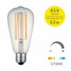 7w LED ST64 ES/E27  Dimmable 750lm Warm White
