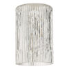 Accessory Easy Fit Cylinder Ribbed Glass Shade