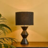 Max Table Lamp Black Ceramic With Shade