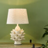 Zala Table Lamp Cream Ceramic With Shade