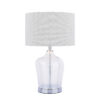 Ockley Touch Table Lamp Polished Chrome & Glass With Shade Laura Ashley