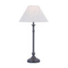 Ludchurch Table Lamp Industrial Black With Shade Laura Ashley