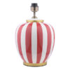 Circus Ceramic Table Lamp Yellow & White Base Only