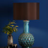 Edlyn Table Lamp Blue Reactive Glaze Base Only