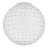 Hobnail Easy Fit Shade Clear Glass 25cm