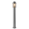 Louvre Outdoor Floor Light Polished Stainless Steel & Clear Pc