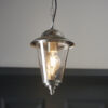 Klien 1 Light Pendant Polished Stainless Steel & Clear Pc