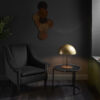 Soft Gold & Dark Bronze Effect Paint Table Light