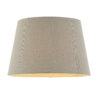 Cici Lamp Shade Grey Linen Mix Fabric 10