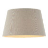 Cici Lamp Shade Grey Linen Mix Fabric 14