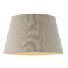 Cici Lamp Shade Grey Linen Mix Fabric 18