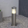 Equinox Led Outdoor Floor Light Marine Grade Brushed Stainless Steel & Clear Pc