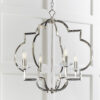 Garland 4 Light Pendant Polished Nickel Plate & Clear Crystal