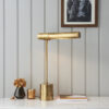 Hiero 1 Light Table Antique Solid Brass