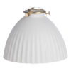 Accessories Easy Fit White Domed Ceramic Shade 17cm