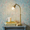 Isaac Desk Lamp Antique Brass and Glass Laura Ashley