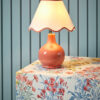 Bramhope Table Lamp Terracotta With Shade Laura Ashley