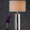 Cassandra Table Lamp Polished Chrome With Shade