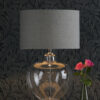 Moffat Table Lamp Glass Polished Chrome Base Only