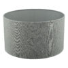 Pyramid Grey Linen Drum Shade 35cm
